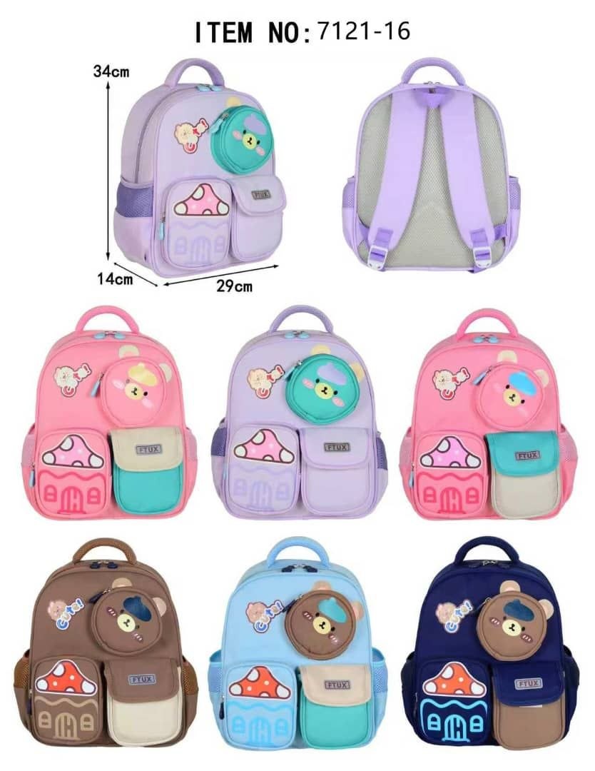 کوله پشتی مهدکودک وارداتی تدی مدل Cute
